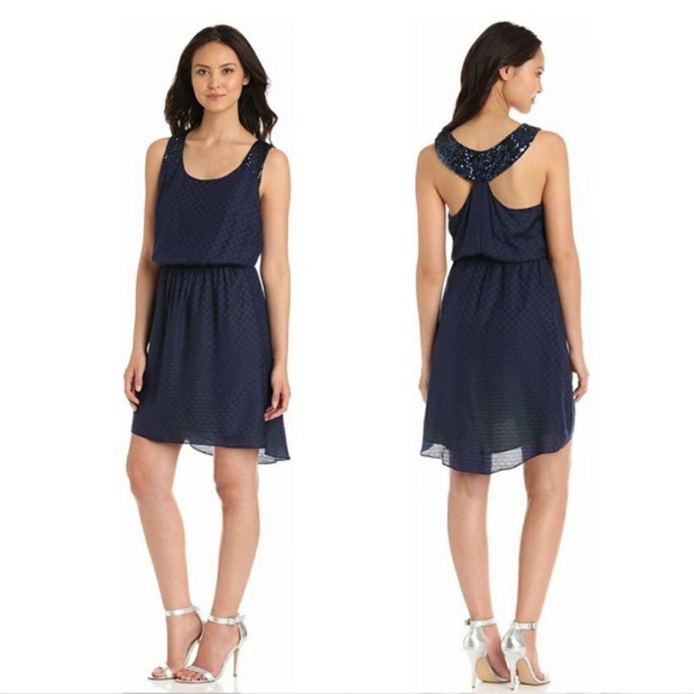 Lilly Pulitzer Calissa Sequin Navy Dress Medium